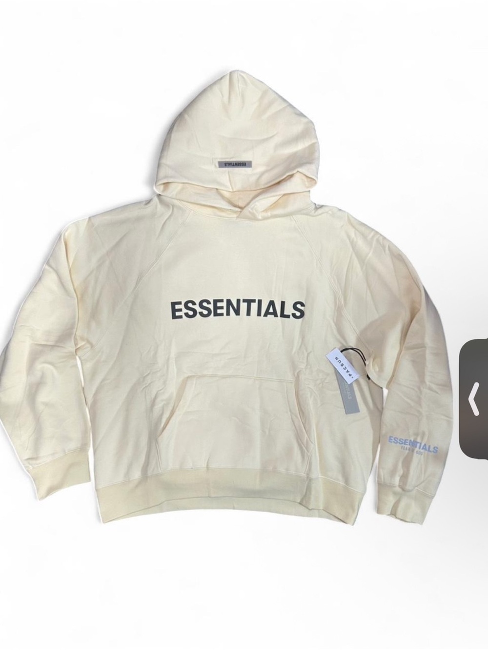 Fear of God Essentials Hoodie 'Cream' SS20 - Brand New